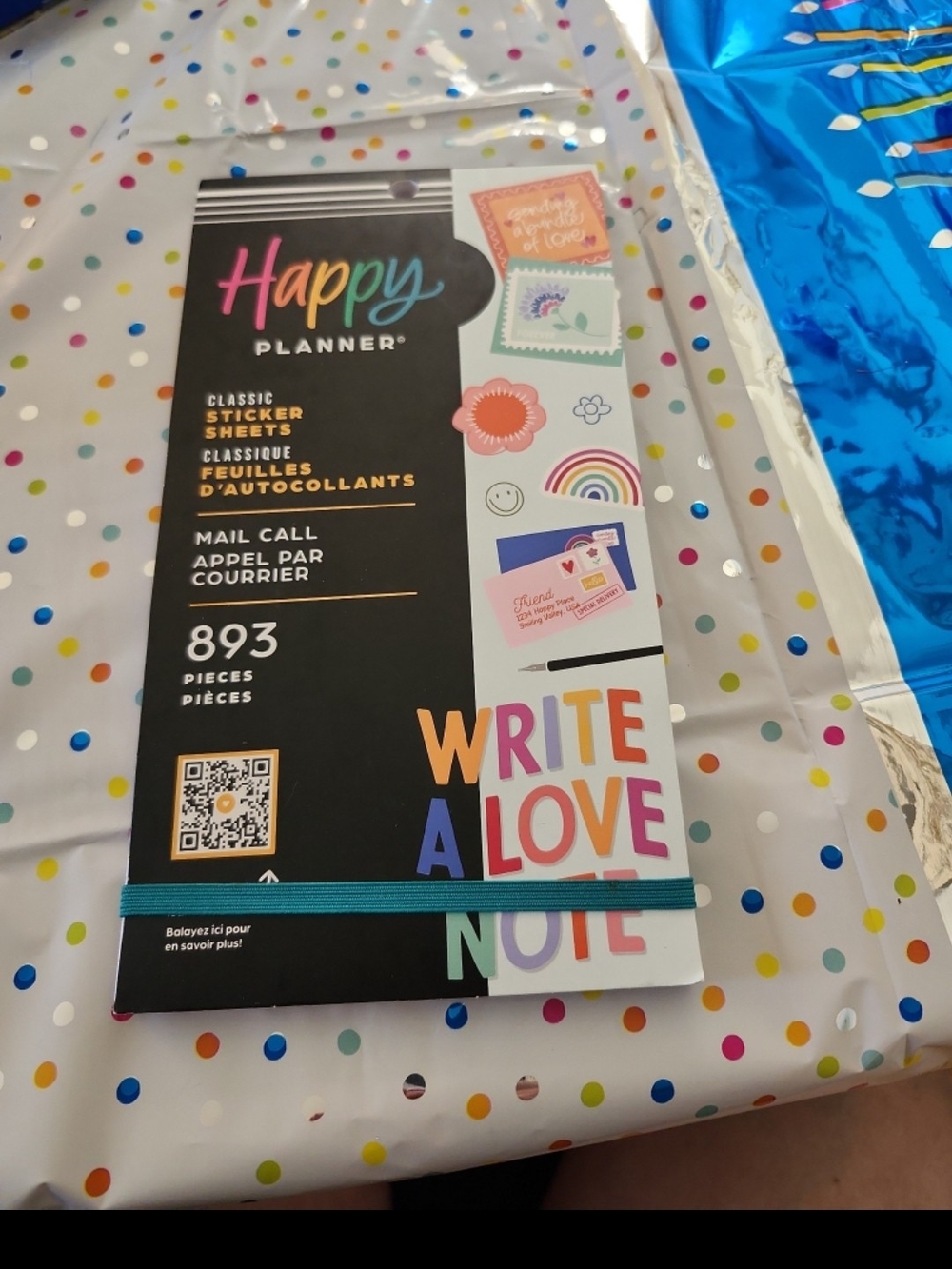 Happy Planner 30 Sheet Value Sticker Pack, Mail Call, 893 Stickers Total